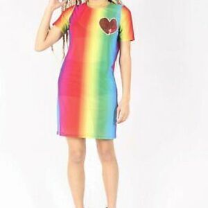 Iron Fist Rainbow Heart Dress